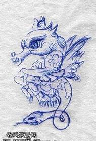 tattoo figuur het 'n hippocampus tattoo manuskrip aanbeveel