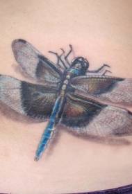 realistesch Libelle Tattoo Muster