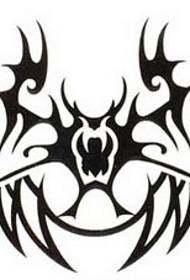 Манускрипт, рекомендований малюнком татуювання чорного рукокрилого кажана