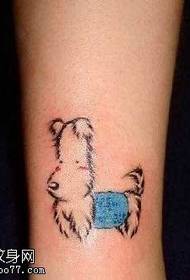 leg Puppy Tattoo Muster