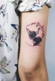 sehr süßes Haustier kleines Hund Tattoo Bild 9 Blatt