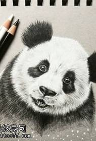 iwe afọwọkọ bojumu panda tatuu apẹrẹ