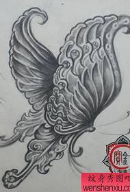 patró de tatuatge animal: patró de tatuatge de papallona