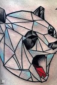 modello tatuaggio panda in vita