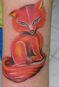 Tattoodị egbugbu nke nkịta ọhịa na-acha ọbara ọbara