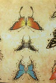 Препорачате убава слика за тетоважа со пеперутки