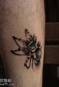 lijepa boja nogu Spider Tattoo Pattern