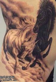 Taillenmode Pferd Tattoo Muster