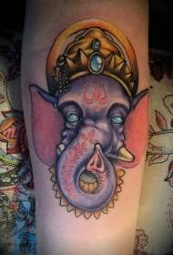 nova schola Prohibeo elephantum Exemplum tattoo