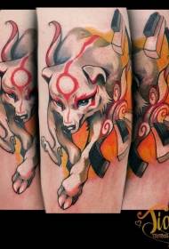 Midabka lugta leh ee qarsoon ee loo yaqaan 'fox tattoo'