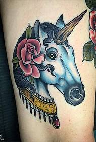 Bein Pferd Tattoo-Muster