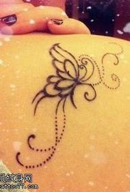 Ang pattern ng tattoo ng totong butterfly totem