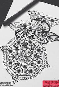 Ang tattoo sa Fanhua Butterfly gipaambit sa mga tattoo