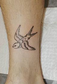 un gruppo di bellissime e adorabili immagini di tatuaggi a forma di rondine