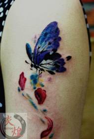 Changsha Yanhuang tatuiruotės demonstravimo paveikslų darbai: Drugelio tatuiruotė