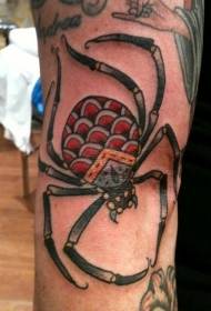 Hugis ng Kulay ng Spider na Tattoo ng Laso 135497 - kulay ng balikat na spider makatotohanang pattern ng tattoo