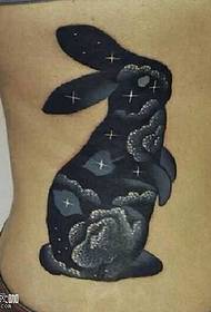 Wait Rabbit Tattoo Patroon