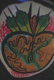 Kichkina toza akvarel mini-kapalak zarb naqshlari