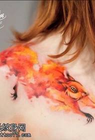 rameno akvarel králík tetování vzor