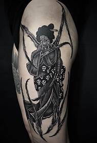 model de tatuaj de păianjen braț mare