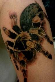 realista di mudellu di tatuaggio di spider spider realista