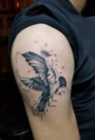Conjunto de pequenas tatuagens Feiyan com tema de andorinha