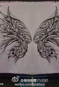 Ang mga Creative Butterfly Manuscript Tattoos ay ibinahagi ng Tattoo Hall