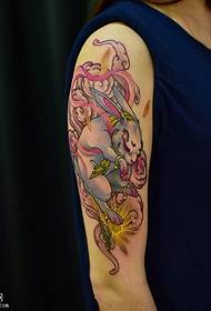 skouer jade konyn tatoeëerpatroon