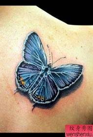 Tattoo 520 Gallery: Immagine del modello del tatuaggio della farfalla