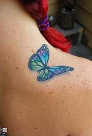 Schulter Schmetterling Tattoo Muster