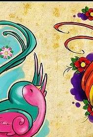燕燕 的 色 燕燕 tattoo 画 immagine