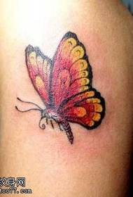 Modellu di tatuu di farfalla di culore di bracciu