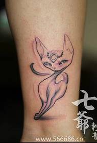 I-Nanchang Qiye I-tattoo yeNqaku loMfanekiso weTato imisebenzi: Ipateni encinci ye-Fox tatto