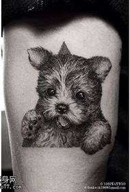 leg séiss Puppy Tattoo Muster