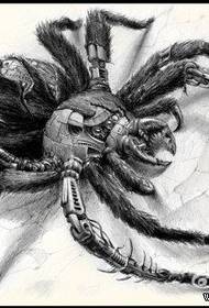 الگوی تاتو عنکبوتی باحال و جذاب
