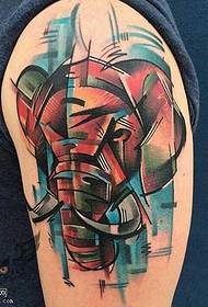 ruku cool slonova tetovaža uzorak