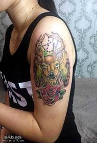 Arm deer tattoo maitiro