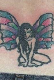 Tauriņa spārna elfa tetovējuma raksts