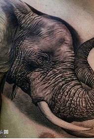 chest tattoo pattern