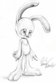rabbit tattoo pattern