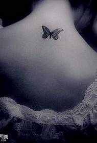 Zréck Butterfly Tattoo Muster