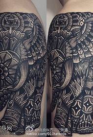 Brahma Elephant Tattoo Pattern on the Shoulder