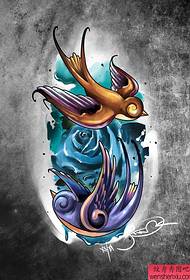 Taispeántas Tattoo, mol lámhscríbhinn tattoo fáinleog ildaite
