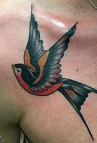 gluti tatuaje ŝablono sur la ŝultro