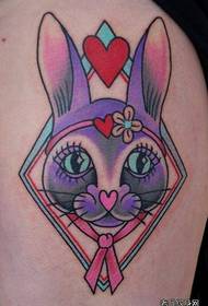 rabbit tattoo pattern