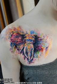 rameno tetovanie slon tetovanie vzor