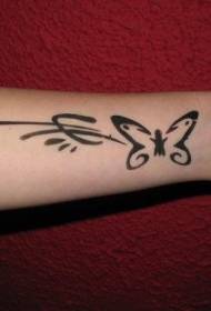 Carpi cute quod simplex forma butterfly tattoo