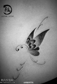 Татуировка с изображением эльфа-бабочки