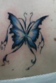 Ωραία μοτίβο τατουάζ πεταλούδα