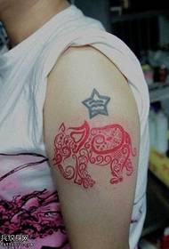 qo'l Moda Totem Fil zarb naqsh